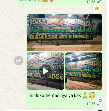 Pengiriman Papan Bunga Duka Kebon Besar