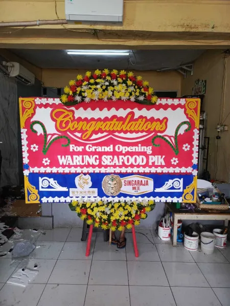 Papan Bunga Ucapan Selamat Kebon Besar