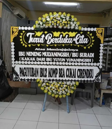 Papan Bunga Duka Kebon Besar