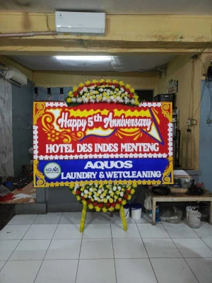 Papan Bunga di Kebon Besar