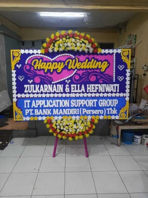 Papan Bunga di Kebon Besar